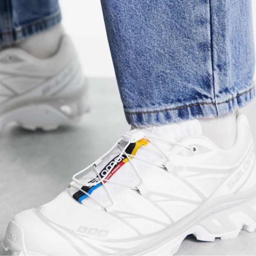 Salomon XT-6 Running Shoes in White W8